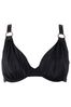 Pour Moi Black Non Padded Samoa Underwired Bikini Top