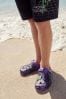 Purple Marble Clogs