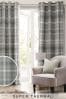 Cosy Check Curtains, Eyelet Super Thermal