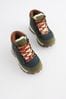 Navy Blue/Khaki Green Thermal Thinsulate™ Lined Hiker Boots