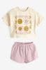 Lilac Purple T-Shirt and Shorts Set (3mths-7yrs)