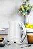 Tower White Solitaire 1.5L 3KW Kettle