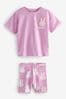 Pink Miffy Short Sleeve T-Shirt And Cycle Shorts Set (3mths-7yrs)