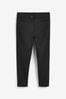 Black Regular Waist School Skinny Stretch Trousers (3-18yrs), Regular Waist