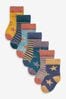 Blue Star/Stripe Baby Socks 5 Pack (0mths-2yrs)