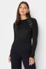 Long Tall Sally Black Eyelet Jumper