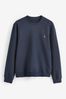 Marineblau - Leichtes Sweatshirt mit Rundhalsausschnitt​​​​​​​