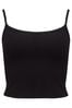 Pour Moi Black Off Duty Rib Jersey Support Cami