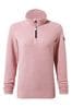 Tog 24 Pink Revive Fleece Zip Neck Jumper