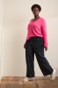 Seasalt Pink Hendra Lane V-Neck Jumper