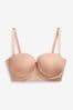 Nude DD+ Light Pad Low Back Smoothing Strapless Bra