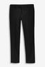 Black Tailored Stretch Smart Trousers, Tailored Fit