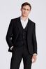 MOSS Black Slim Stretch Suit: Jacket, Slim