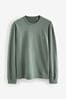 Green Lightweight Crew Neck Sweatshirt