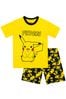 Character Yellow Pokemon  Short Pyjamas