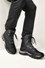 Negro - Botas altas de nieve impermeables