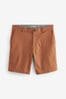 Terracotta Slim Fit Stretch Chinos Shorts