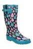 Cotswold Blue Burghley Waterproof Pull On Wellington Boots