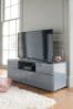 Grey Sloane Glass Collection Luxe Up to 55" TV Stand, Up to 55 inch