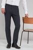 Marineblau - Enge Passform - Stretch Smart Trousers, Skinny Fit