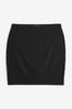 Black Jersey Mini Skirt
