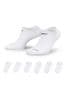 Nike White Lightweight Invisible Socks Six Pack