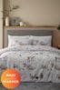 Catherine Lansfield Grey Brushed Cotton Winter Animals Duvet Cover Set