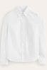 Boden White Sienna Cotton Shirt