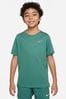 Nike khaki Green Dri-FIT Miler T-Shirt