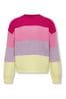 Pink ONLY KIDS Pink Knitted Stripe Jumper
