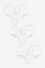 White 3 Pack Baby Knickers (0mths-2yrs)
