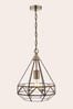 Laura Ashley Brass Zaria Lantern Pendant Ceiling Light