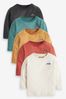 Mineral 5 Pack Long Sleeve T-Shirts (3mths-7yrs)
