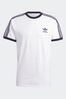 adidas White Adicolour Classics 3-Stripes T-Shirt