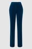 Reiss Blue Ivy Velvet Flared Suit Trousers