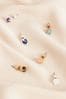 Gold Plated/Silver Plated Semi Precious Stone Stud Earrings