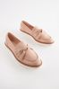 Nude Forever Comfort Bow Chunky Sole Loafers