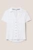 White Stuff White Pocket Penny Jersey 100% Cotton Shirt