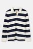 Navy & White Joules Falmouth Cotton Rugby Shirt