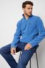 Navy Blue Threadbare 1/4 Zip Fleece Sweatshirt