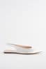 Ivory Forever Comfort® Wedding Point Toe Slingback Bridal Shoes