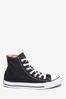 Converse Black/White Regular Fit Chuck Taylor All Star High Trainers, Regular Fit