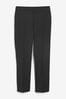 Black Regular Fit Signature Tollegno Wool Suit: Trousers, Regular Fit