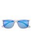 Superdry Crystal Clear & Blue Lens Shockwave Sunglasses