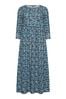 M&Co Blue Petite Pocket Maxi Dress