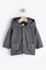 Charcoal Grey Hooded Cosy Fleece Baby Jacket (0mths-2yrs)