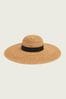 LK Bennett Natural Saffron Floppy Hat With Ribbon