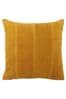 furn. Ochre Yellow Jagger Ribbed Polyester Filled Cushion