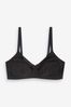 Black Total Support Non Wire Full Cup Bra