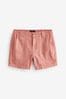 Pink Cargo Utility Lightweight Denim Shorts, Regular
